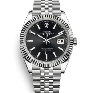 Rolex DATEJUST 41 Oyster, 41 mm, Oystersteel and white gold, M126334-0018