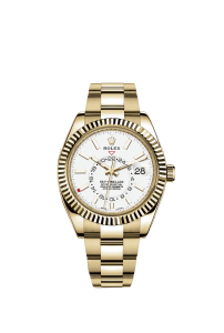 Rolex Sky-Dweller 42mm, 18k Yellow Gold, Ref# 326938-0005