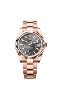 Rolex Sky-Dweller, 42mm, 18k Everose Gold, Ref# 336935-0004