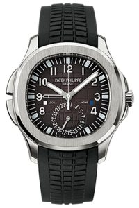 Patek Philippe Aquanaut Dual Time Black Dial Automatic Men’s Watch 5164A-001
