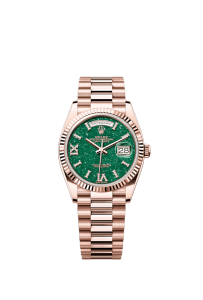 Rolex Day-Date 36, 18k Everose Gold with Diamond-set, 36mm, Ref# 128235-0068