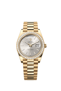 Rolex Day-Date 40, 18k Yellow Gold with Diamond-set, 40mm, Ref# 228348rbr-0042