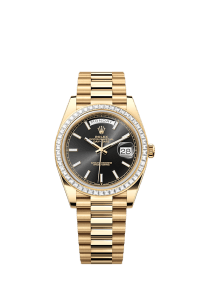 Rolex Day-Date 40, 18k Yellow Gold with Diamond-set, 40mm, Ref# 228398tbr-0041