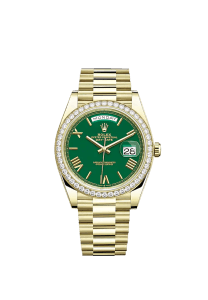 Rolex Day-Date, 40mm, 18k Yellow Gold and Diamonds, Ref# 228348rbr-0040